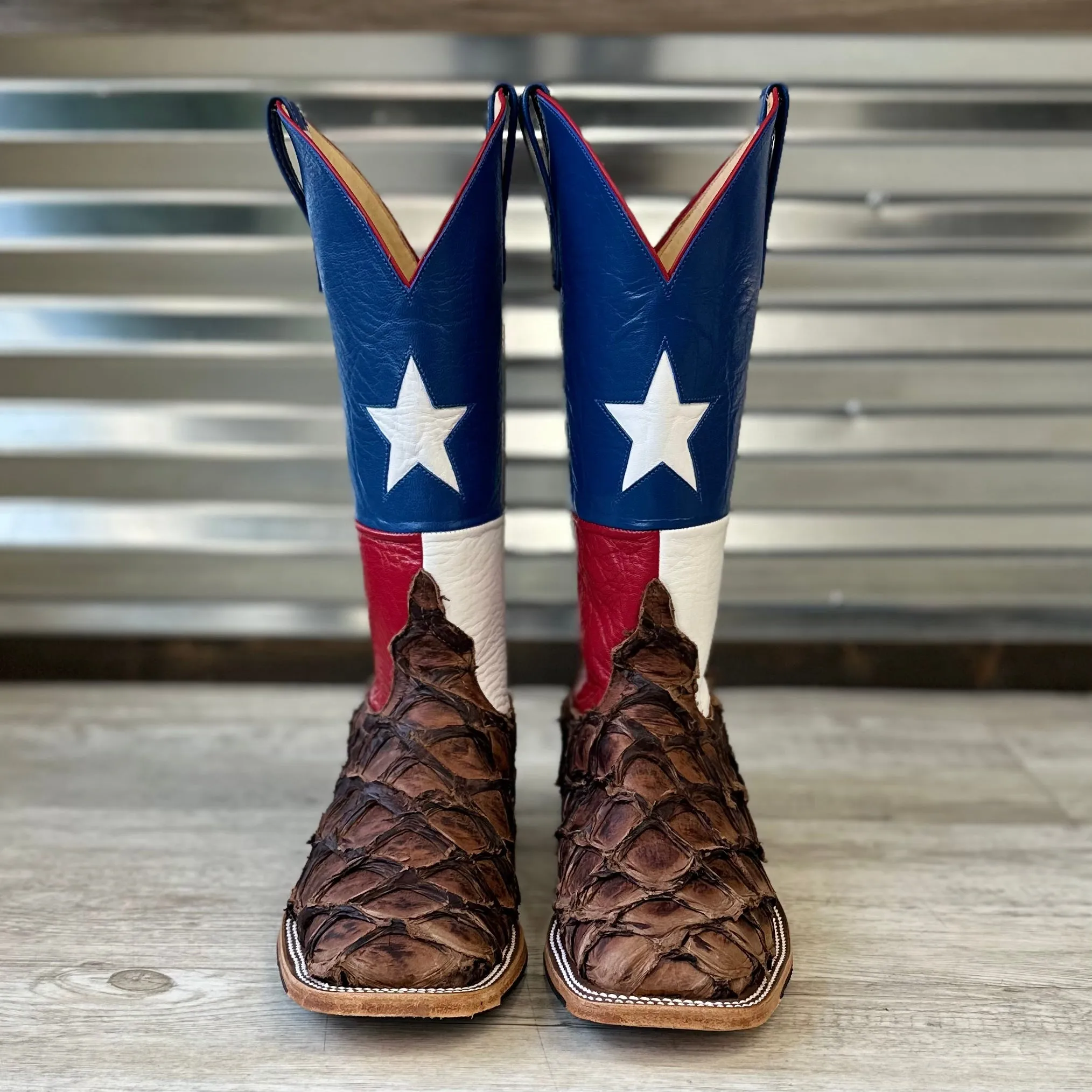 Anderson Bean Texas Flag Big Bass Boots
