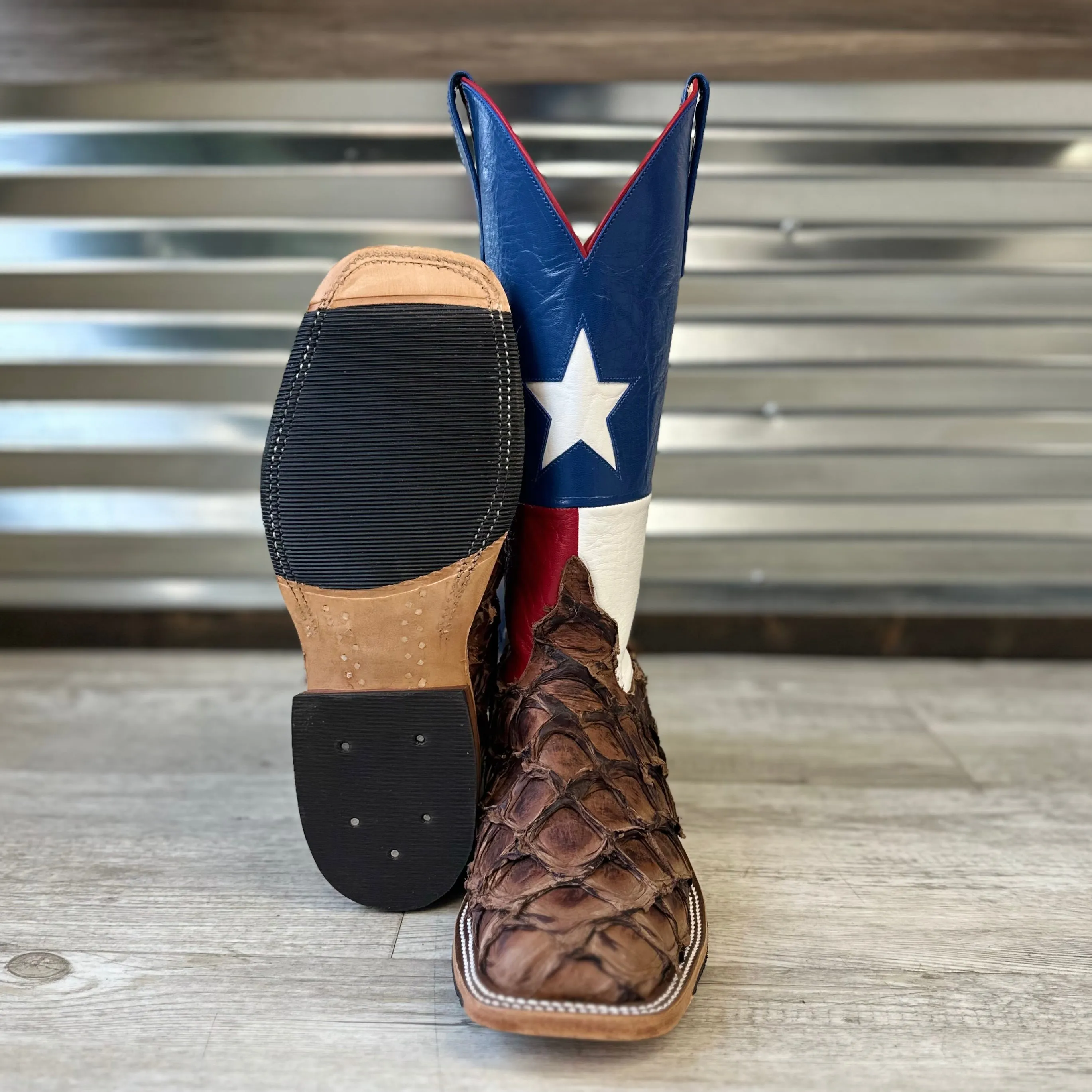 Anderson Bean Texas Flag Big Bass Boots