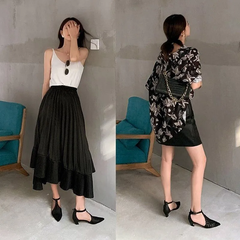 Breathable Mesh Cool Sexy Pointed Toe Women Heels Shoes