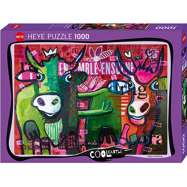 Cool Cattle: Striped Cows (1000pcs)