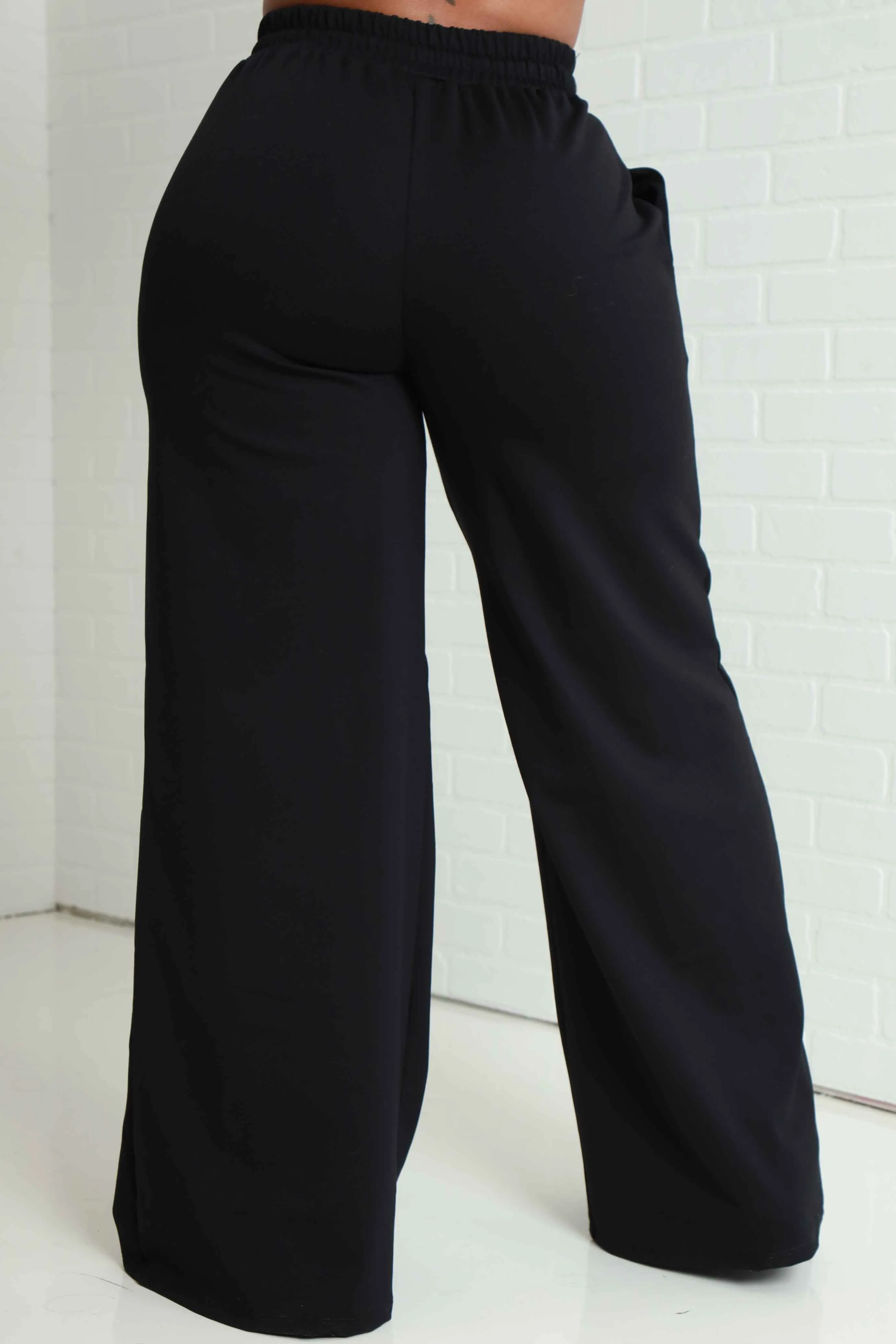 Day Off Wide Flare Pants - Black
