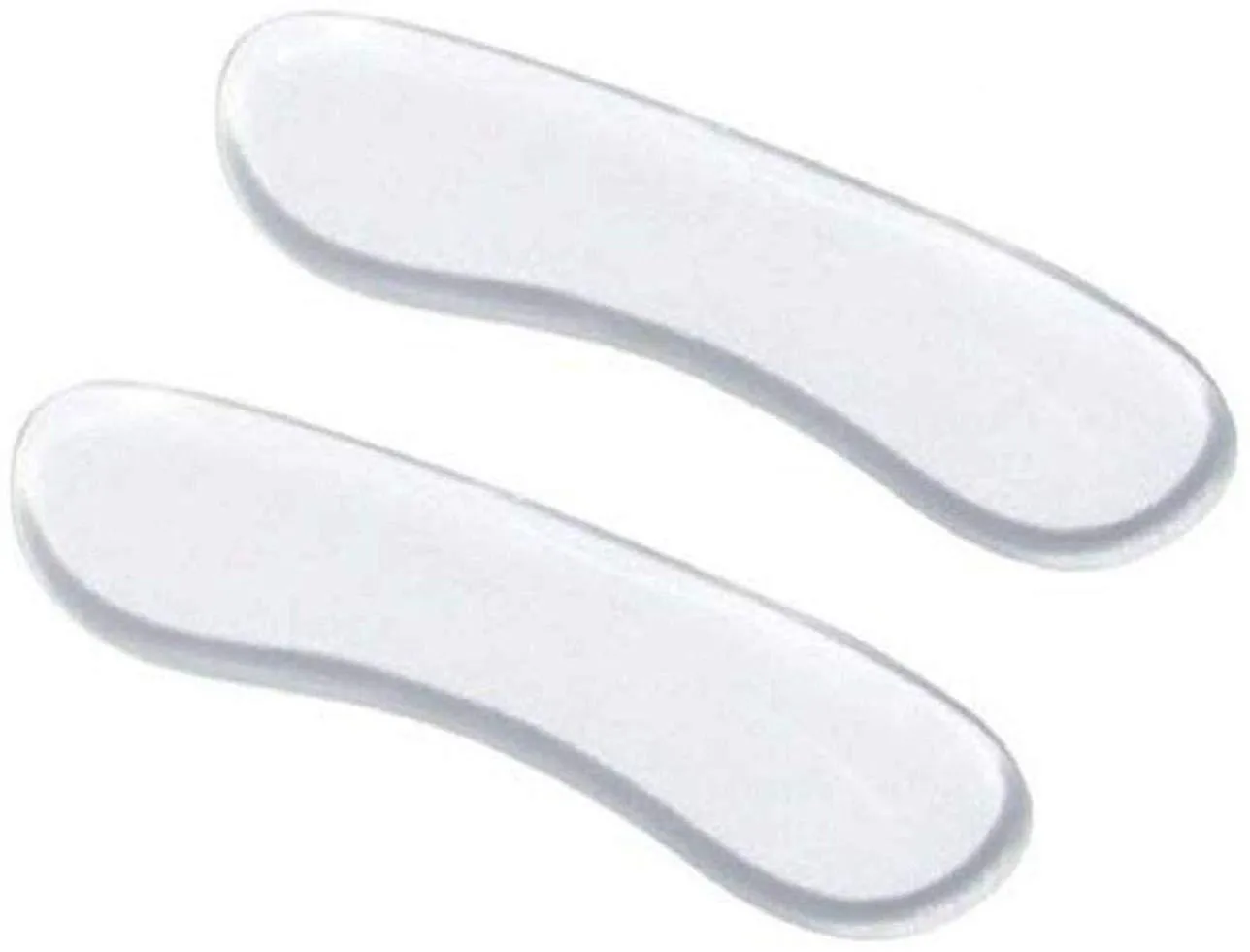Digital Shoppy Forefoot Shoe Insert Pads High heels Toe Guard Half Sponge Cushion Feet Filler Adjustment Pads and Silicone Heel Protector Heel Grip Stickers Heel Liner Strips - 1 Pair