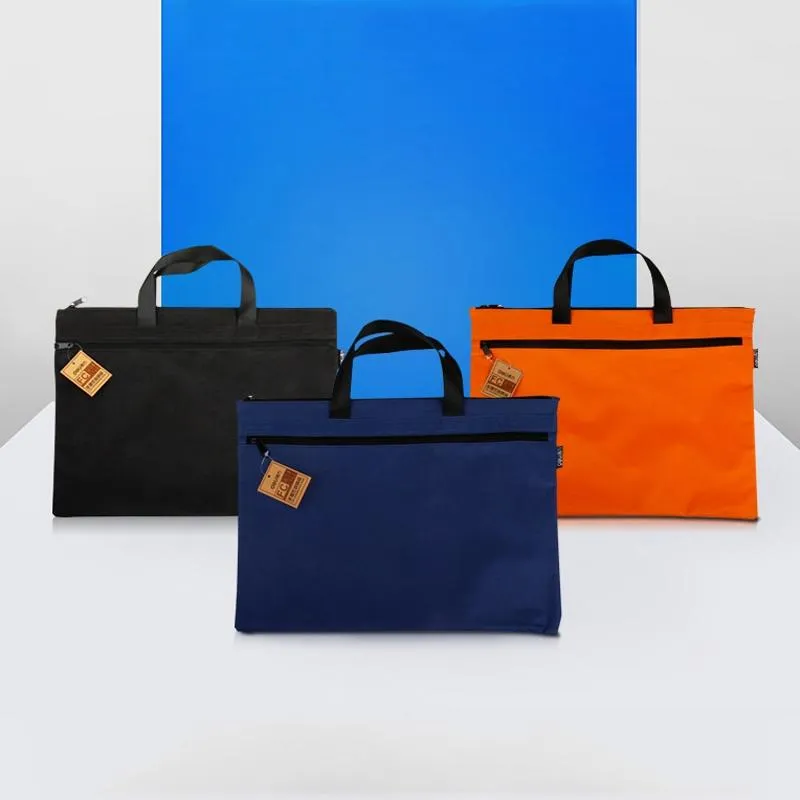 Double Zipper Canvas Storage Bag - Portable and Simple