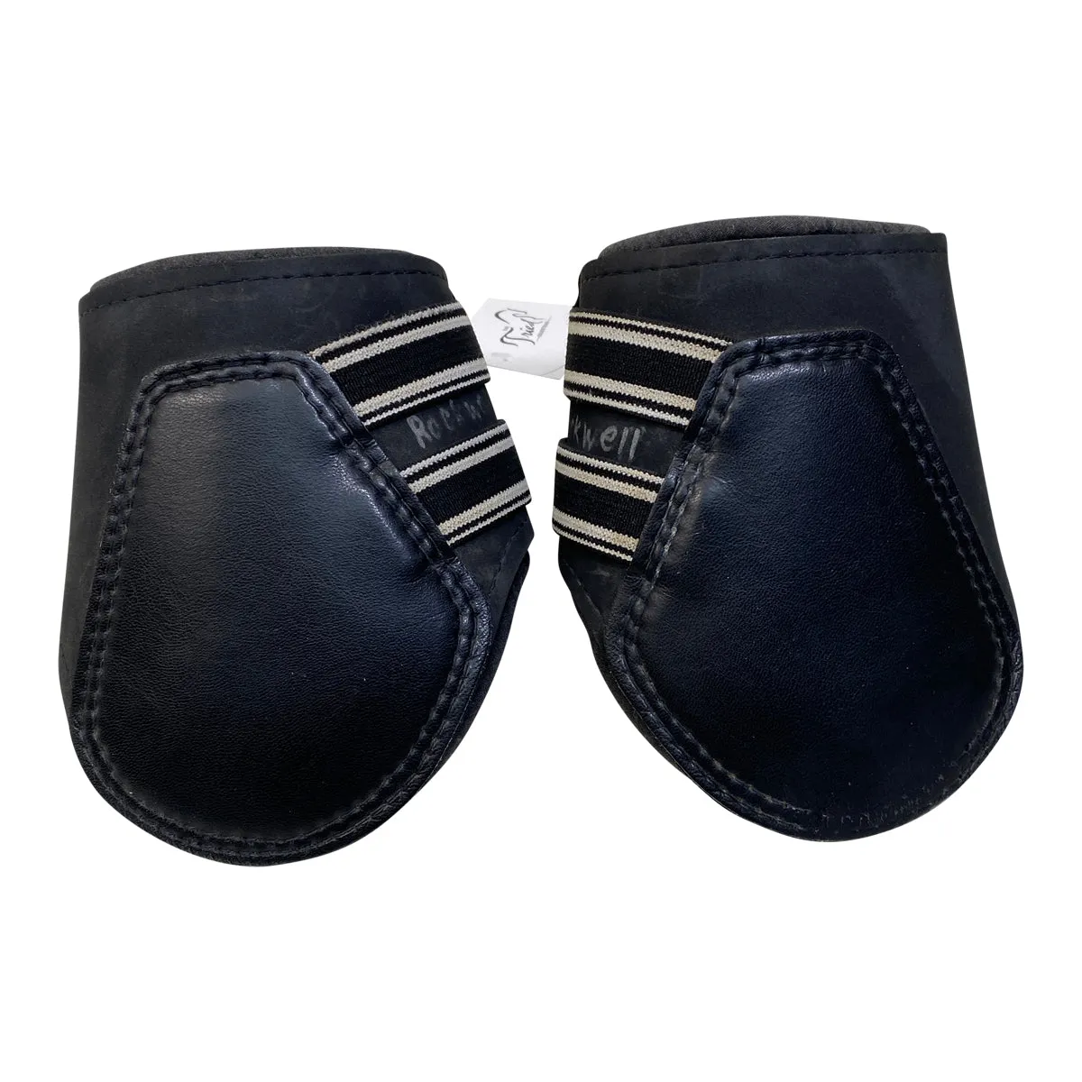 EquiFit T-Boot Hind Ankle Boots in Black/White Stripes - Medium