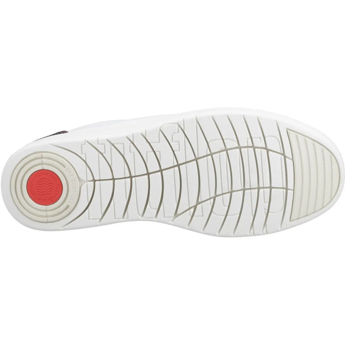 Fitflop Rally Crystal-Backtab Sneakers Urban White/Mauve Wine