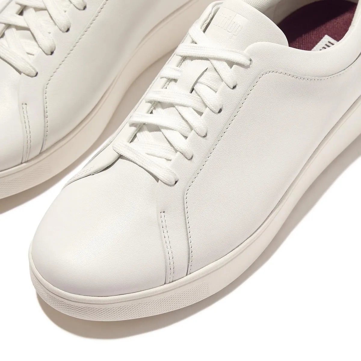 Fitflop Rally Crystal-Backtab Sneakers Urban White/Mauve Wine