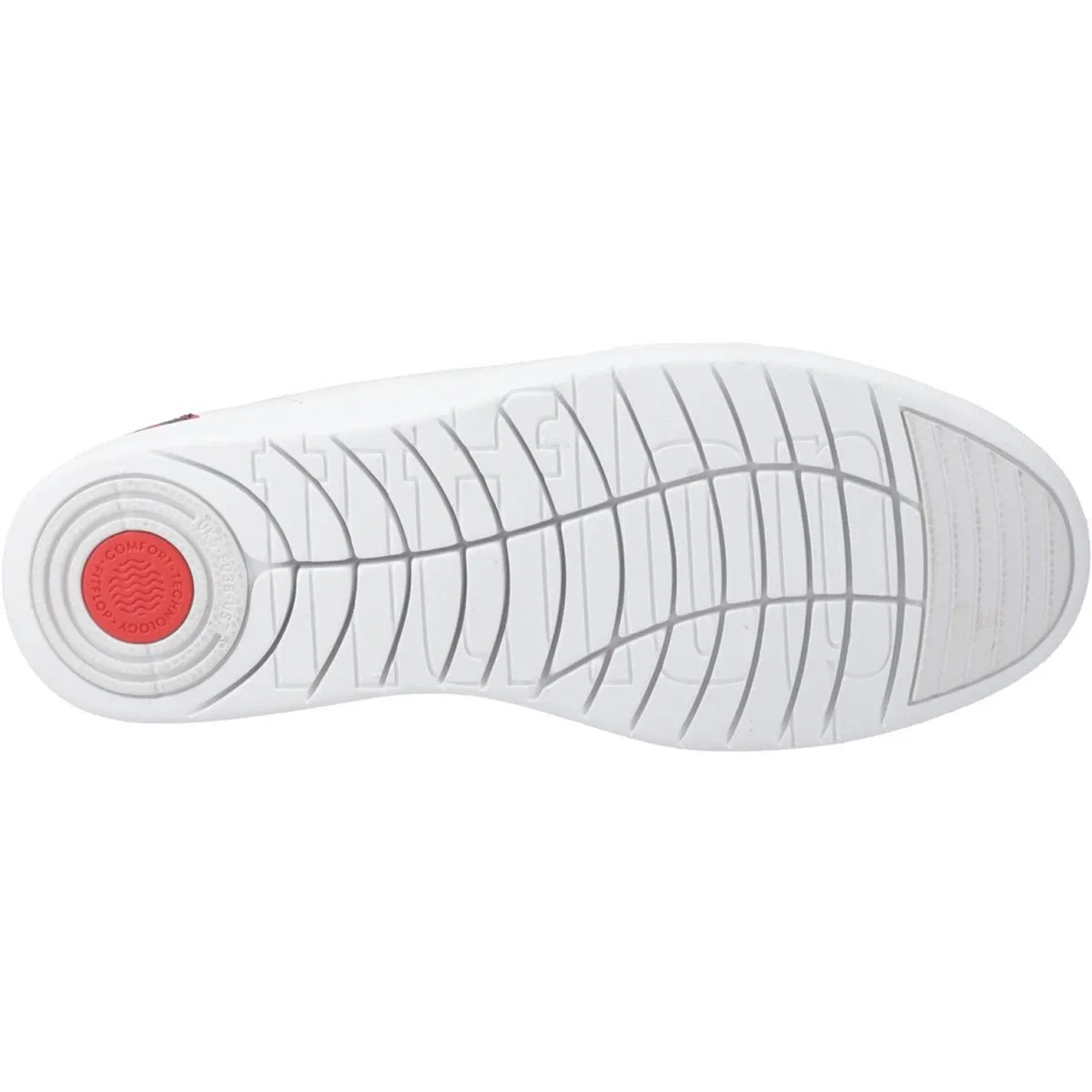 Fitflop Rally Snakeprint-Backtab Sneakers Urban White/Wild Raspberry