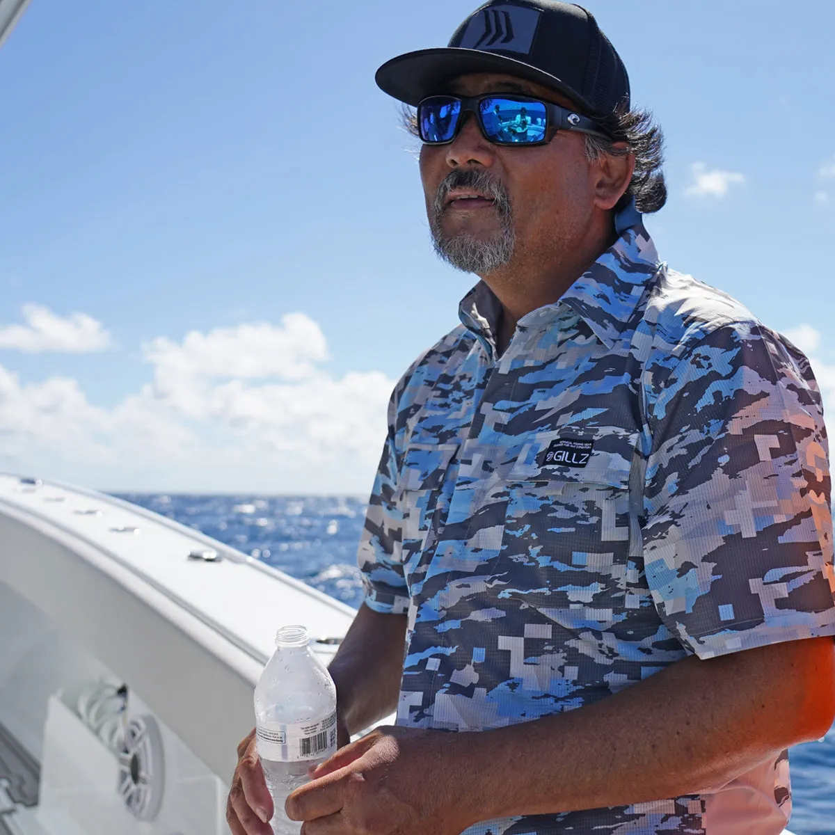 Gillz Pro Series Tek Woven T-Shirt - Powder Blue