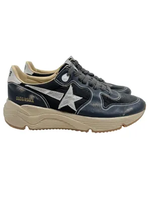 Golden Goose GMF00126 Running Sole Dk Blu/Black/Slv/Wht