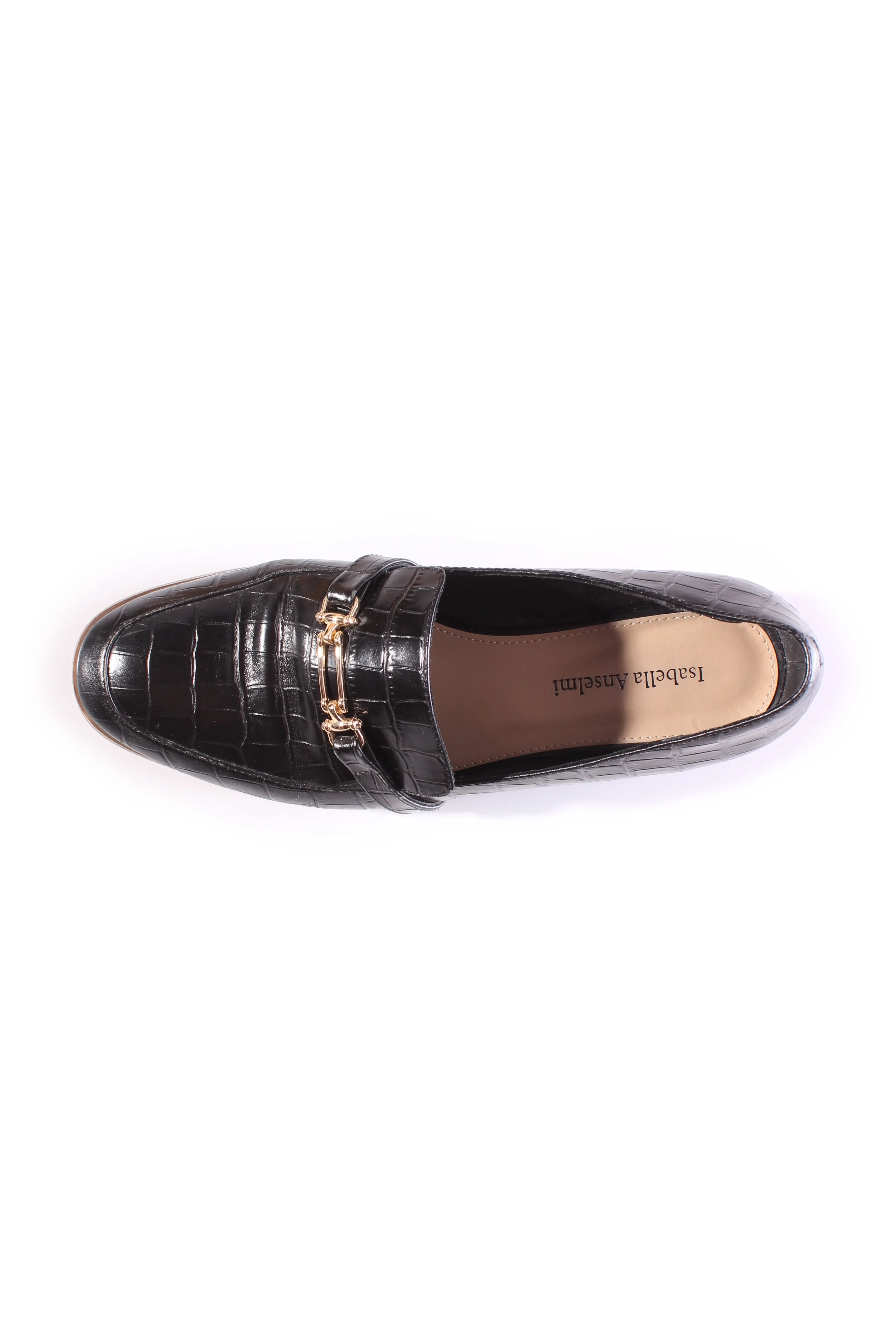 ISABELLA ANSELMI - Patent croc leather loafers! 9