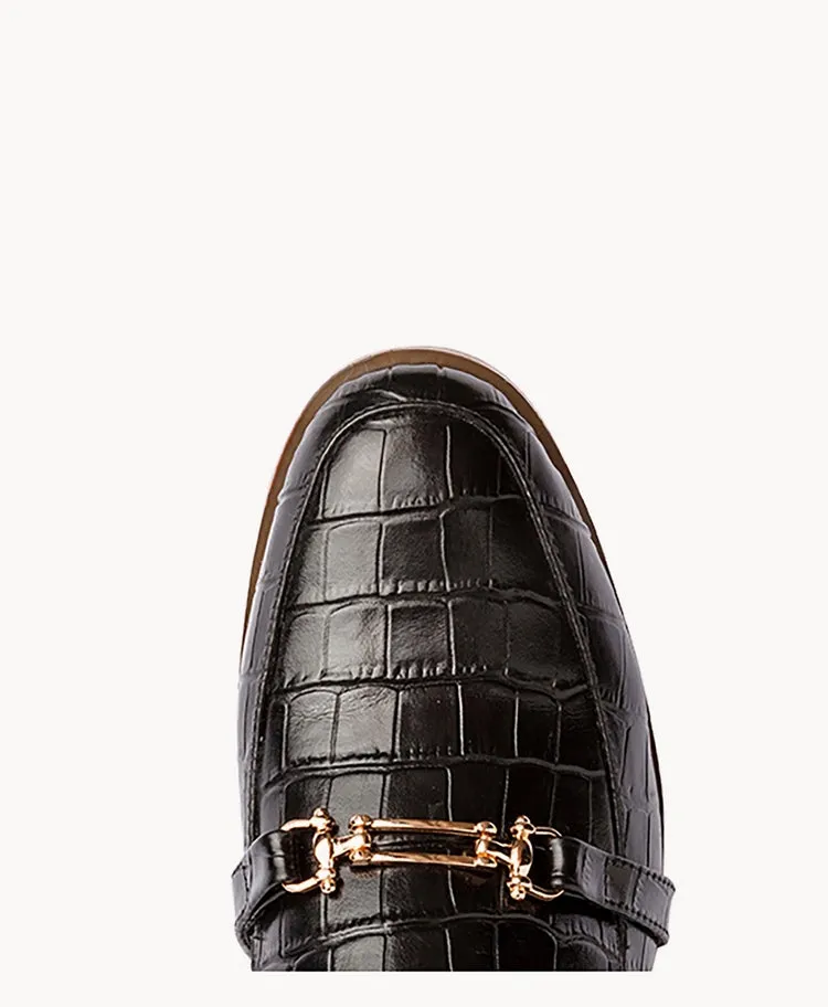 ISABELLA ANSELMI - Patent croc leather loafers! 9