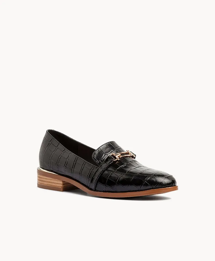 ISABELLA ANSELMI - Patent croc leather loafers! 9