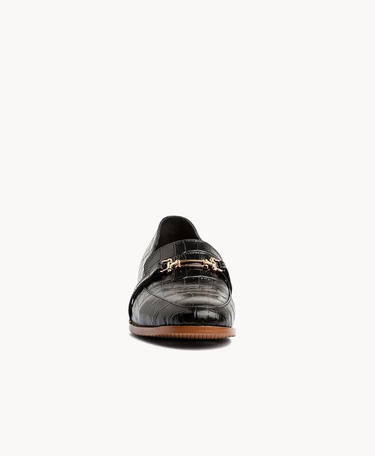ISABELLA ANSELMI - Patent croc leather loafers! 9
