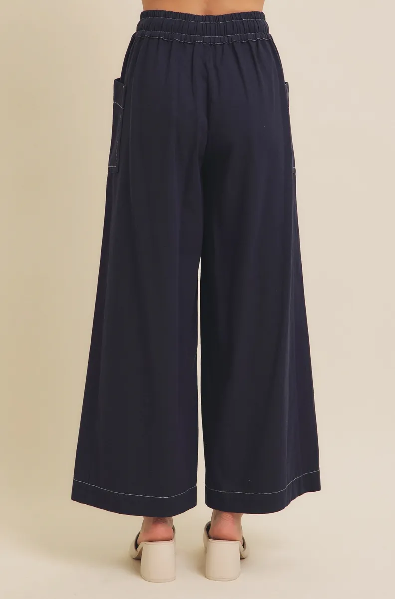 Jess Contrast Wide Leg