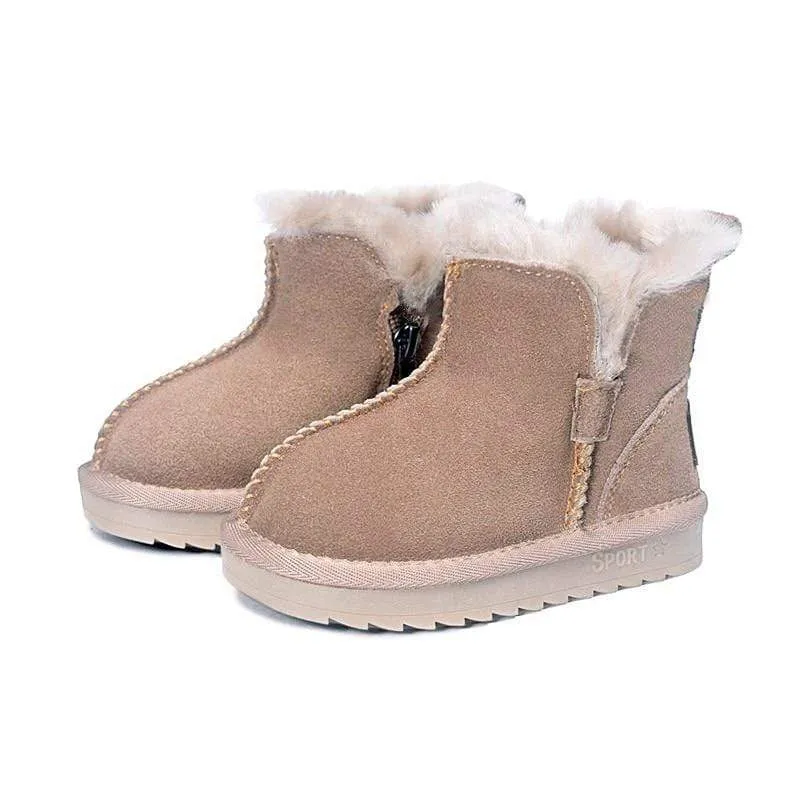 Leather Snow Boots