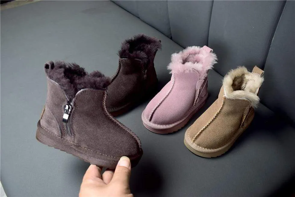 Leather Snow Boots