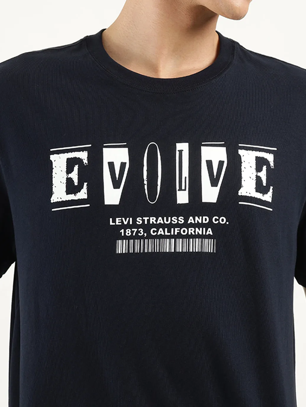 Men's Printed Crew Neck T-shirt