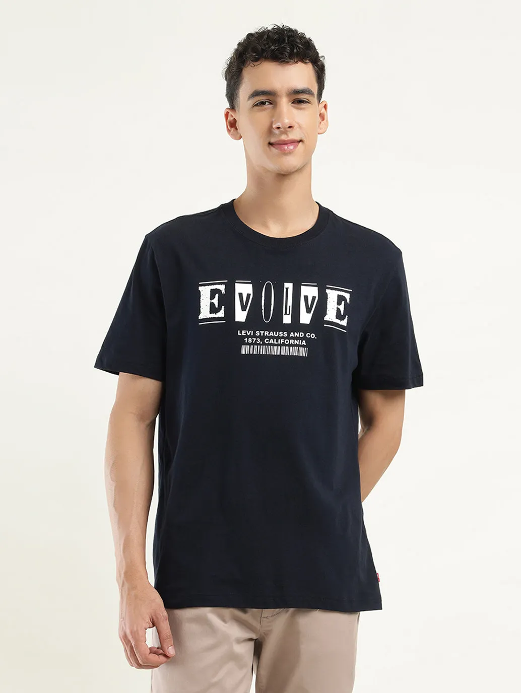 Men's Printed Crew Neck T-shirt