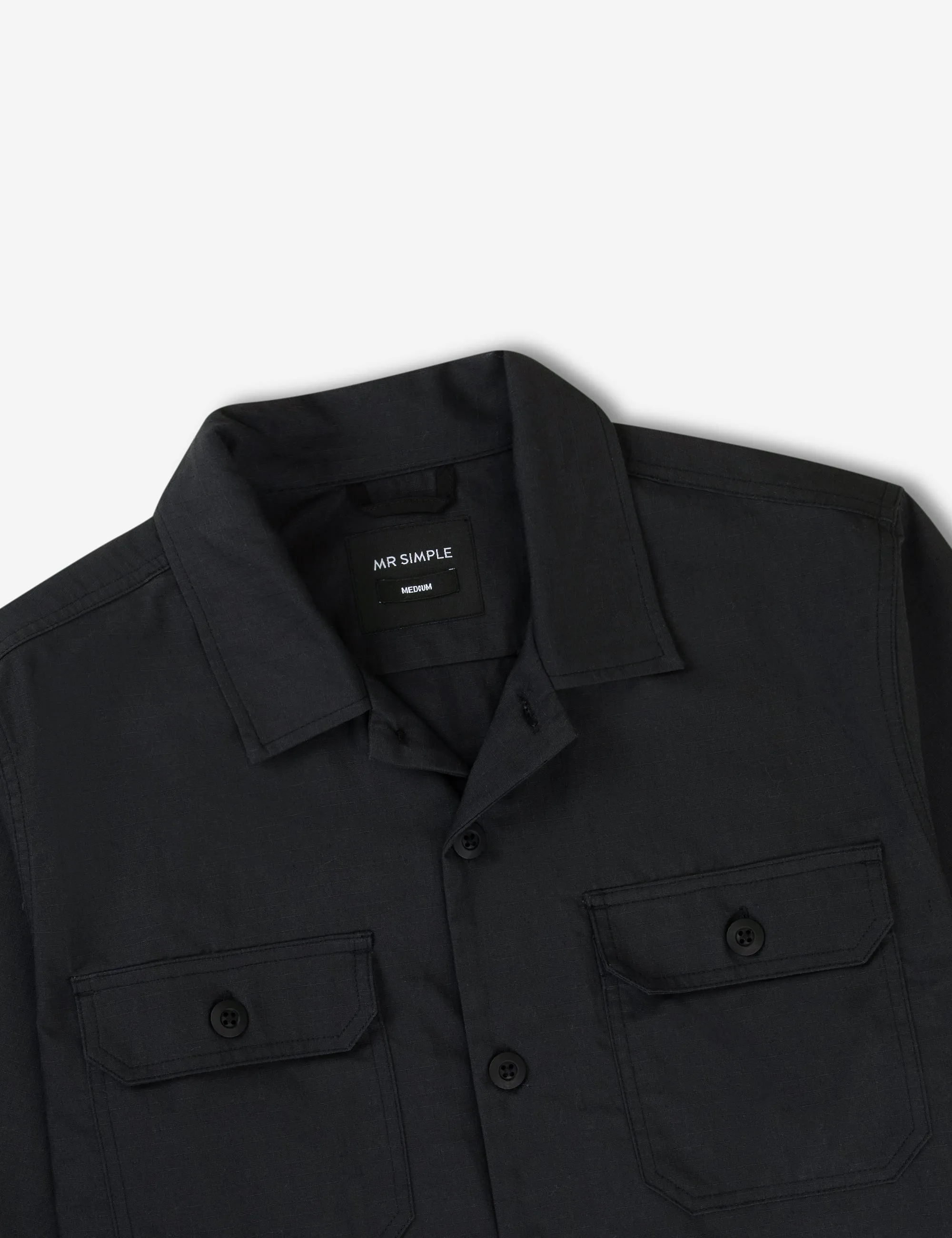 Overshirt Ripstop Canvas - Black