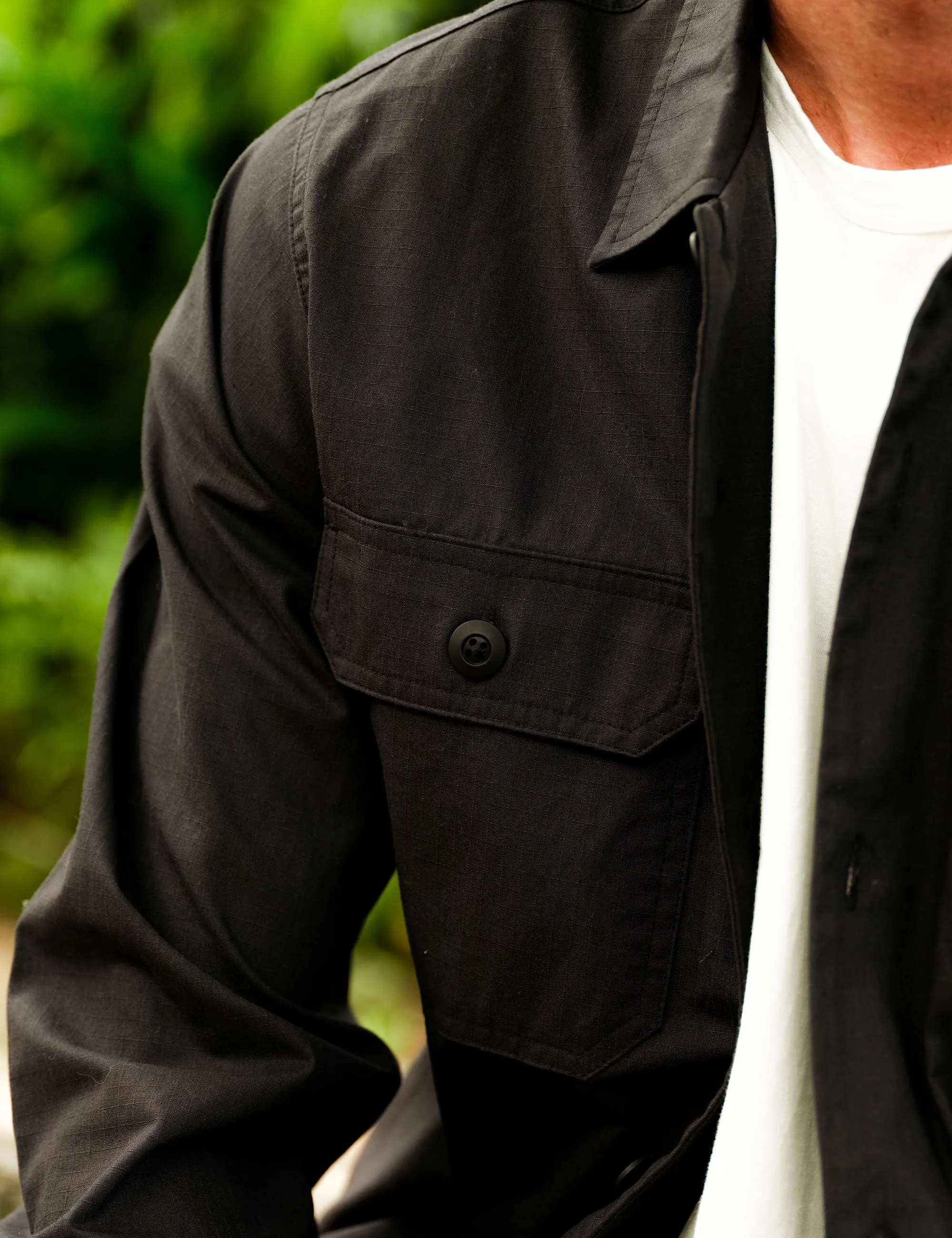 Overshirt Ripstop Canvas - Black