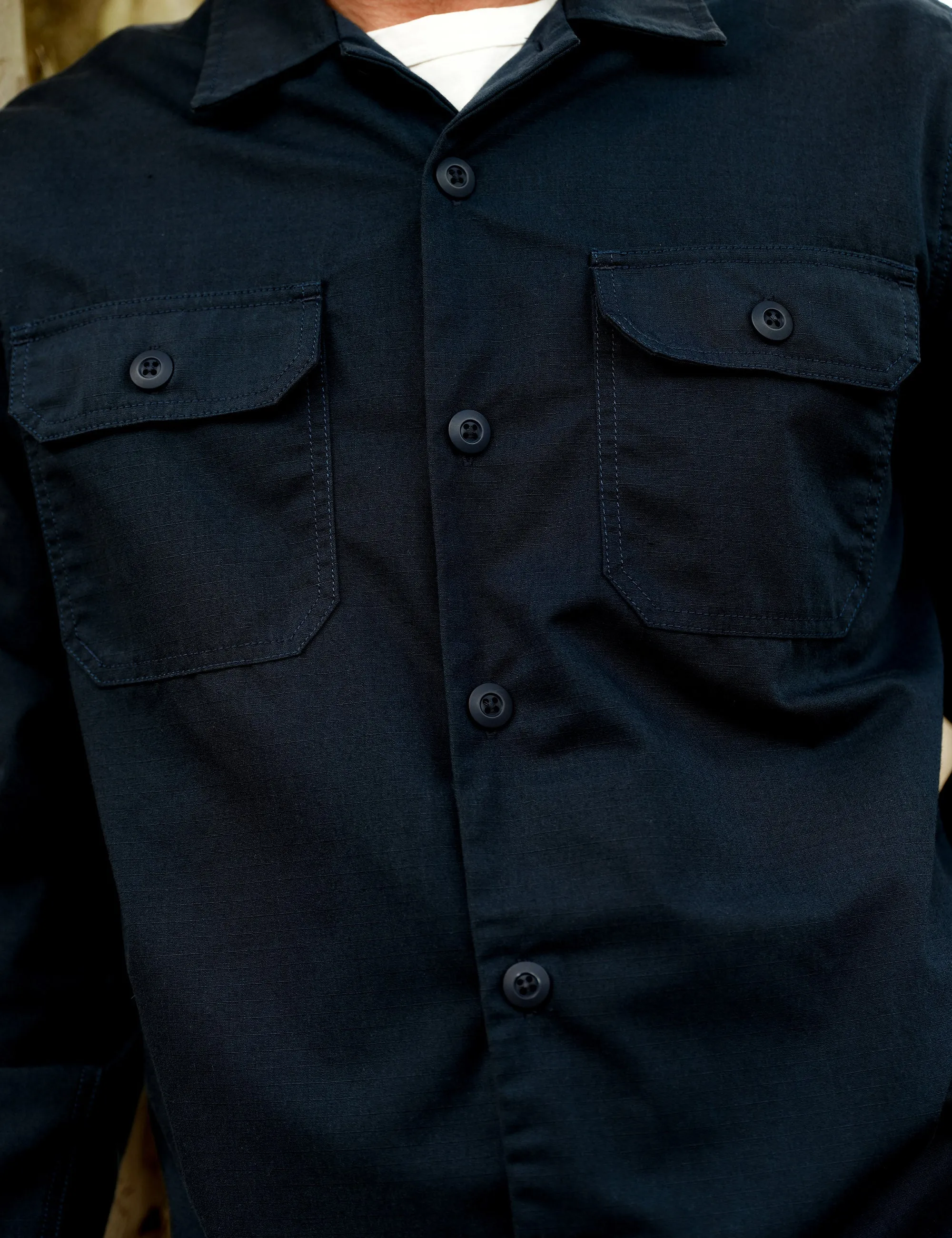 Overshirt Ripstop Canvas - Navy