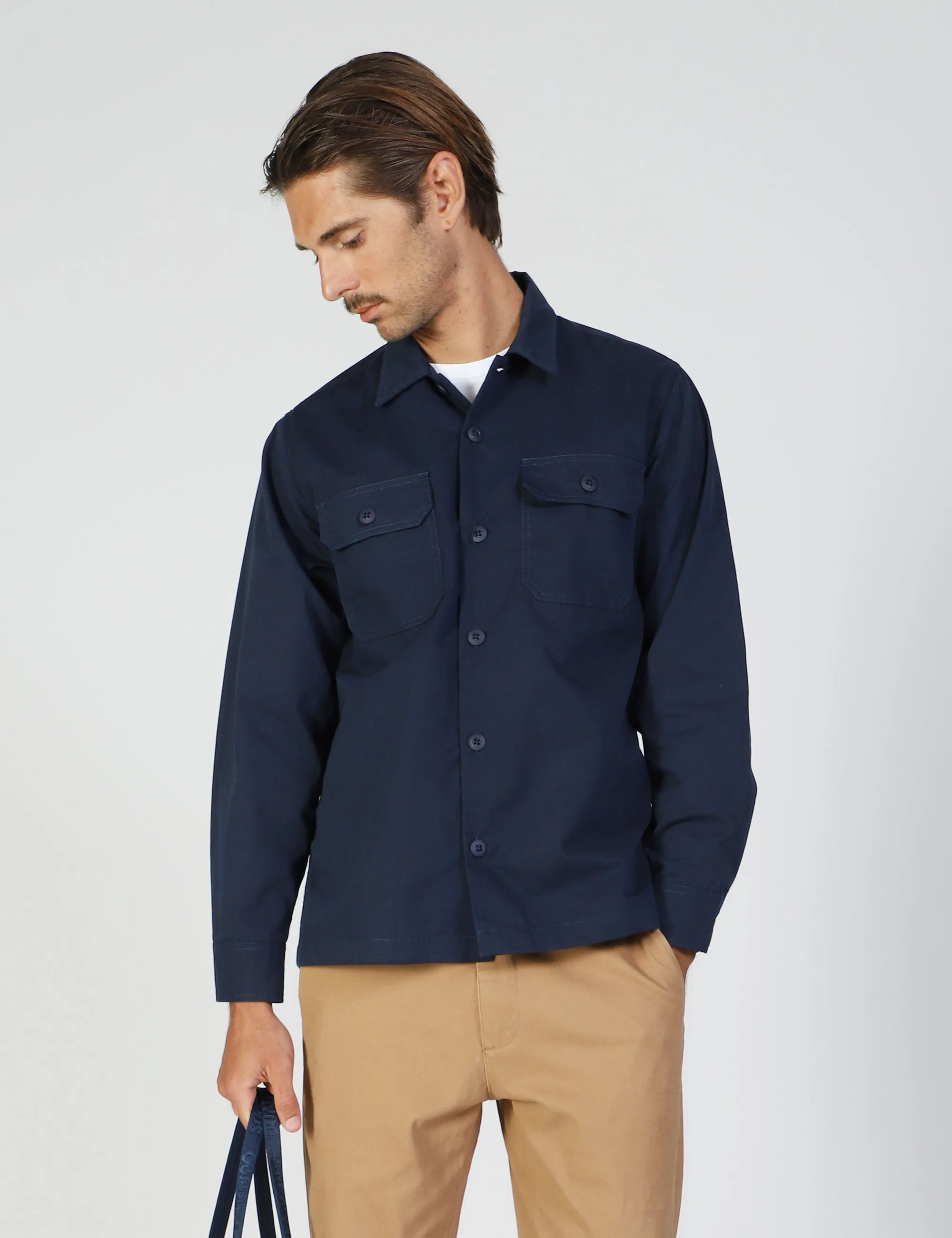 Overshirt Ripstop Canvas - Navy