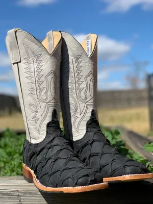 PATTON'S ANDERSON BEAN EXCLUSIVE "THE BRIAN" BLACK MATTE BIG BASS BOOTS