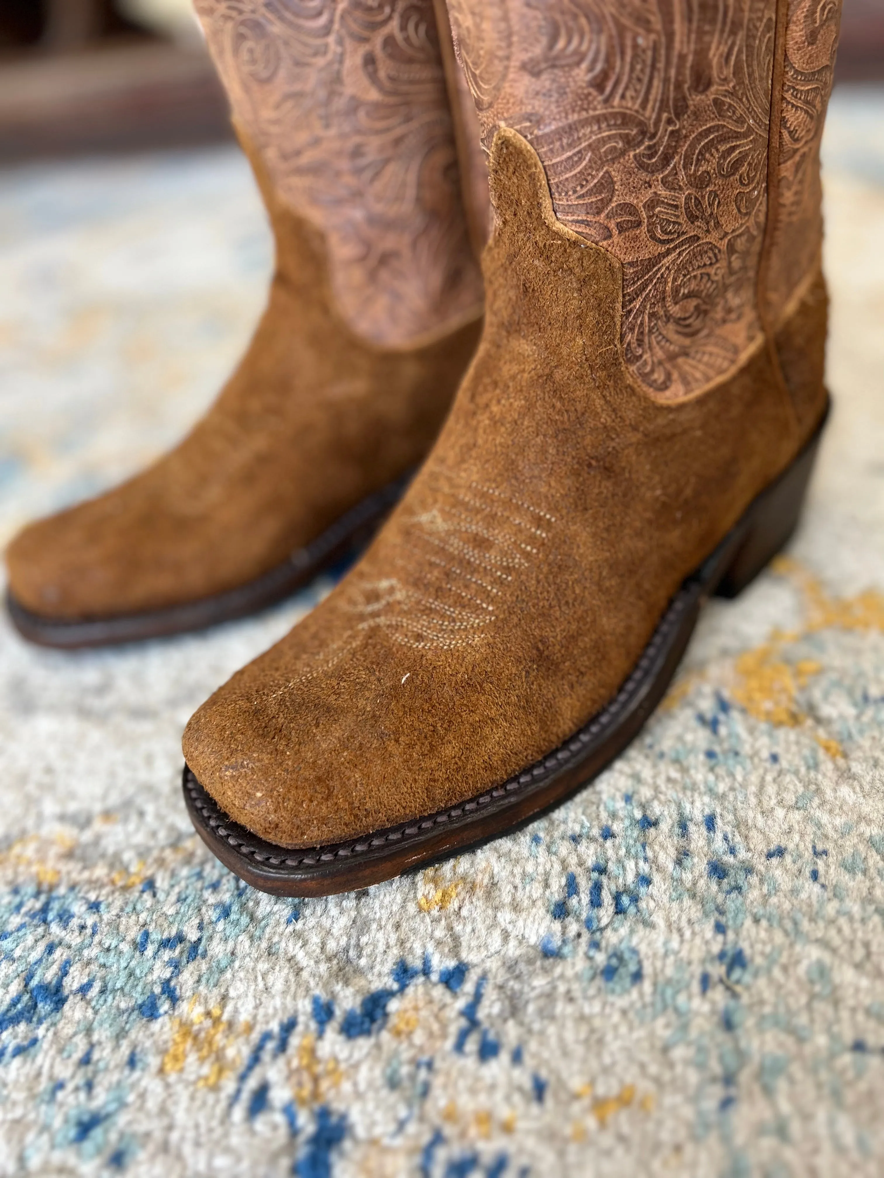 PATTON'S ANDERSON BEAN EXCLUSIVE "THE JEN" ROUGHOUT CHOC BOMBADIER