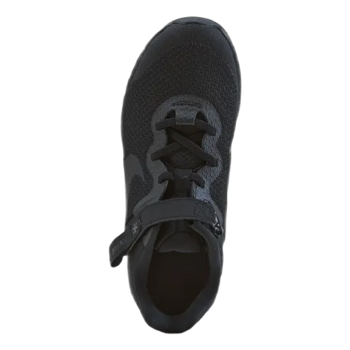 Revolution 6 FlyEase Little Kids' Shoe BLACK/BLACK-DK SMOKE GREY