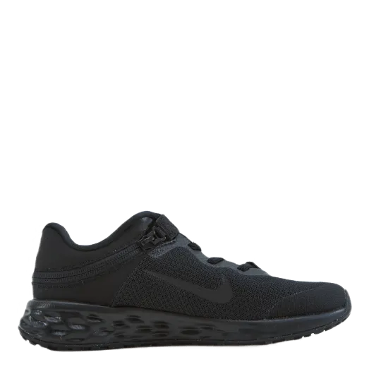 Revolution 6 FlyEase Little Kids' Shoe BLACK/BLACK-DK SMOKE GREY