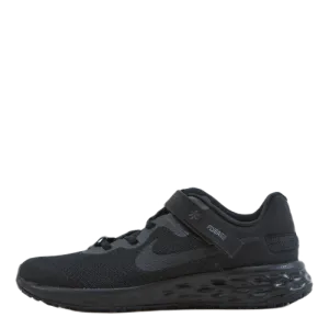 Revolution 6 FlyEase Little Kids' Shoe BLACK/BLACK-DK SMOKE GREY