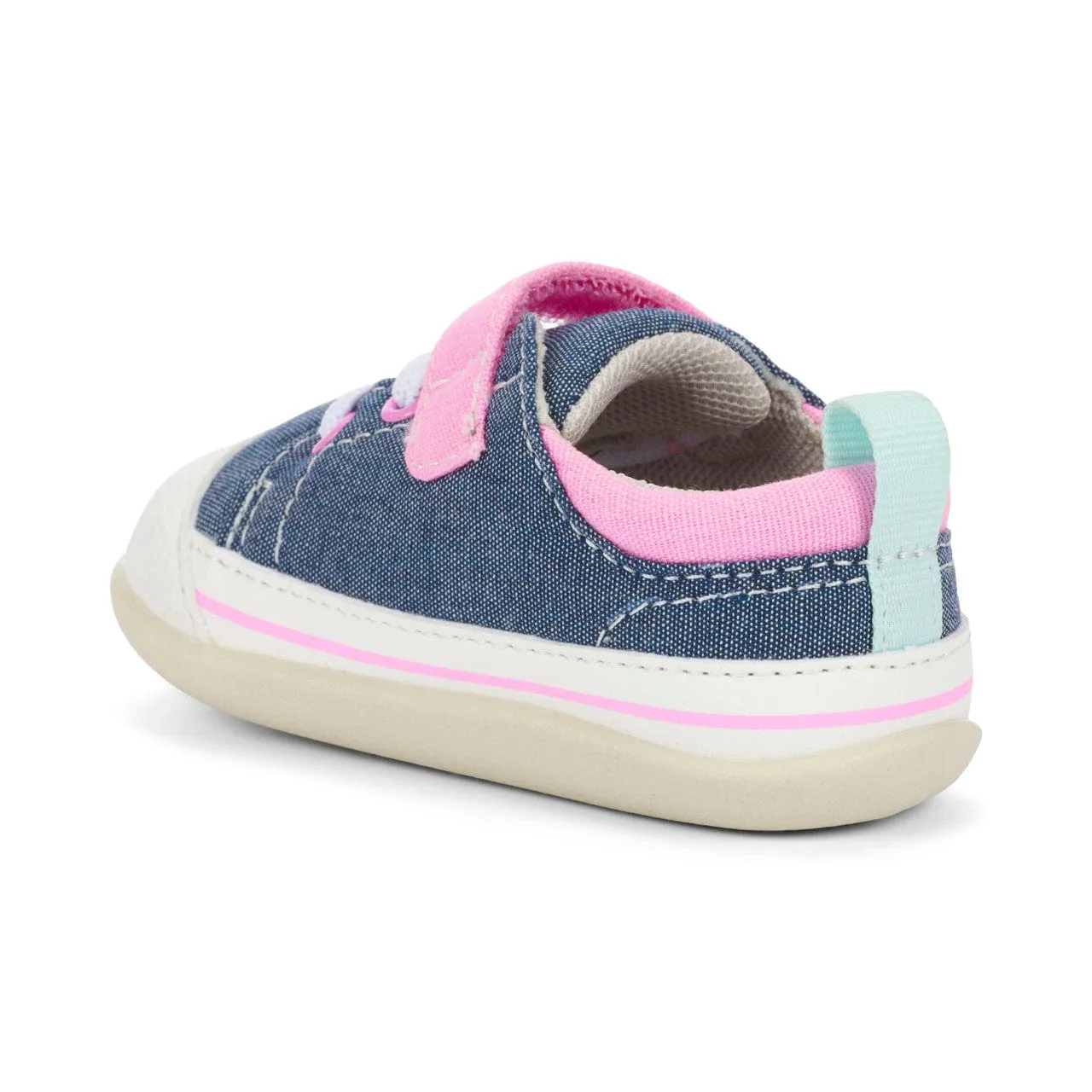 See Kai Run Stevie II Inf - Chambray Blue/Pink