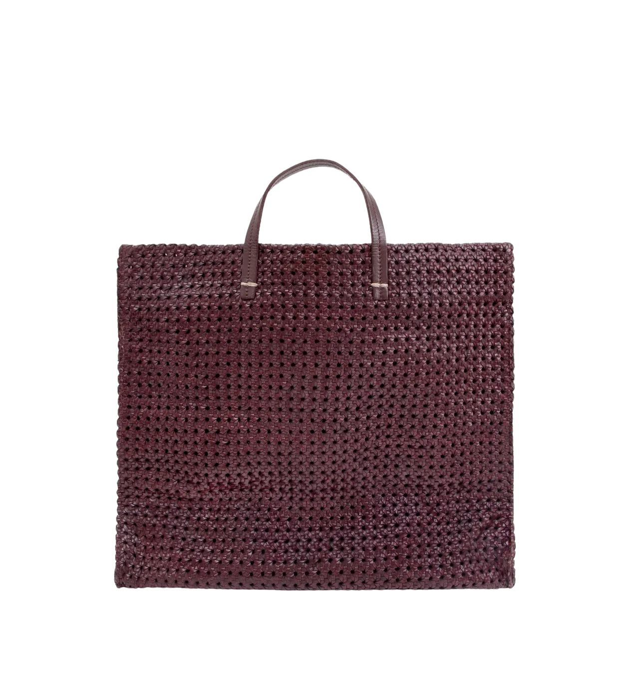 Simple Tote in Plum Rattan