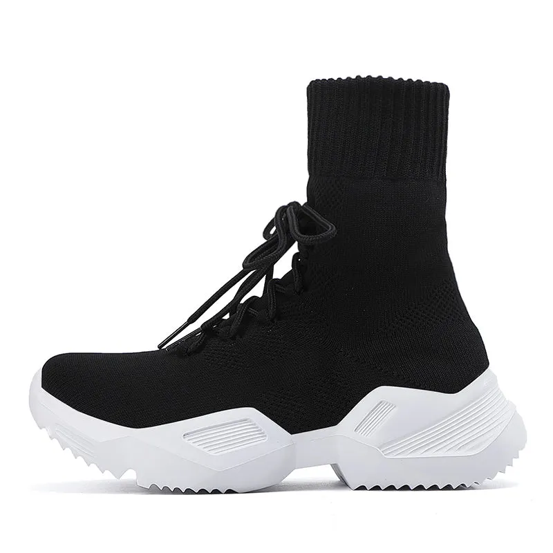Women's Flying Knit Mesh Sock Sneakers