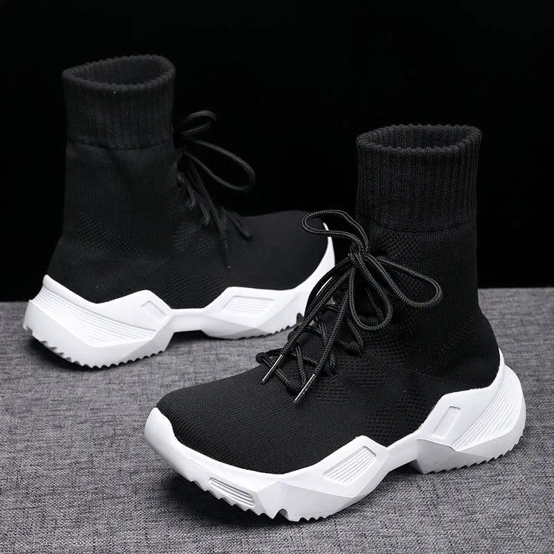 Women's Flying Knit Mesh Sock Sneakers